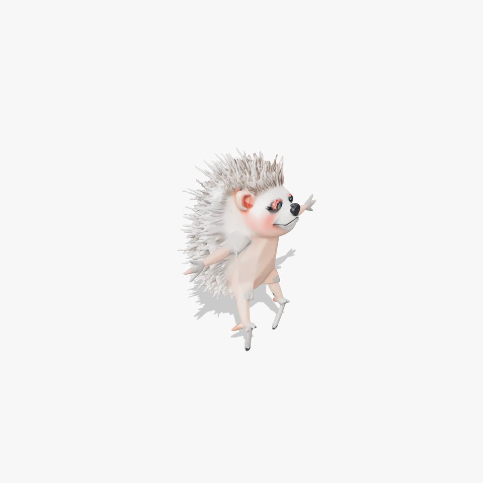 Cute Hedgehog model pack